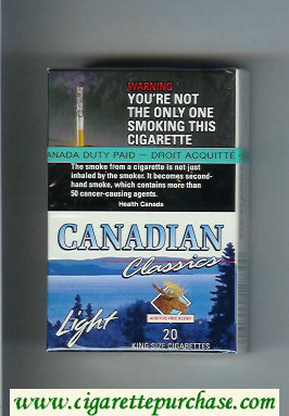 Canadian Classics Light cigarettes